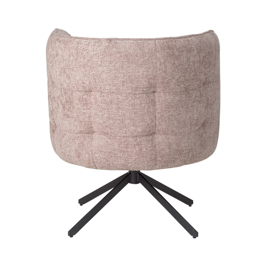 Odin karfás bársony forgószék