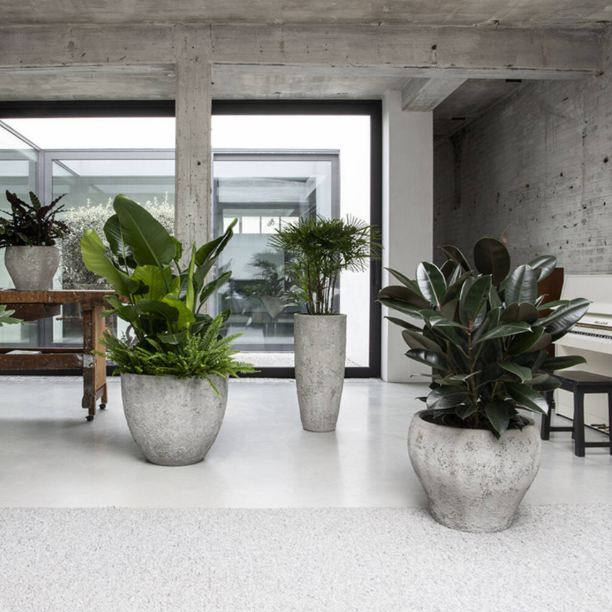 Claire stone flower pot Ø54