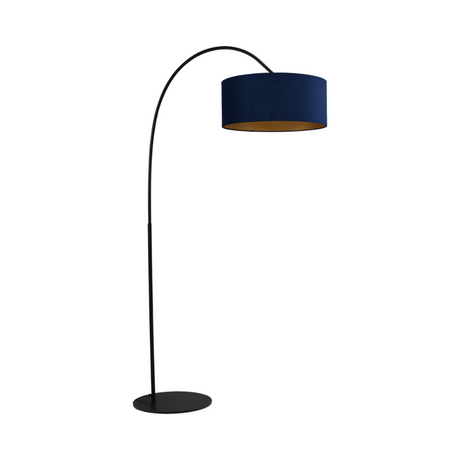 Arch fabric floor lamp with black frame 183x91