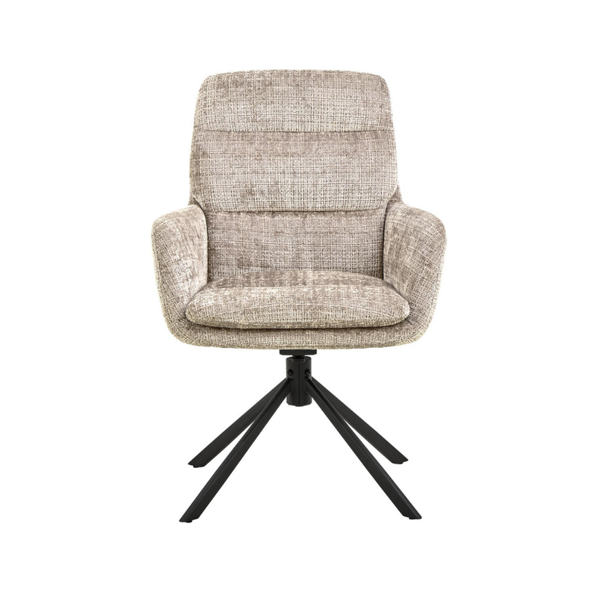 Eddie fabric swivel chair