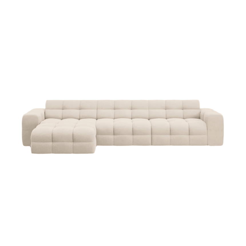 Kendal left-hand fabric corner sofa 357x173