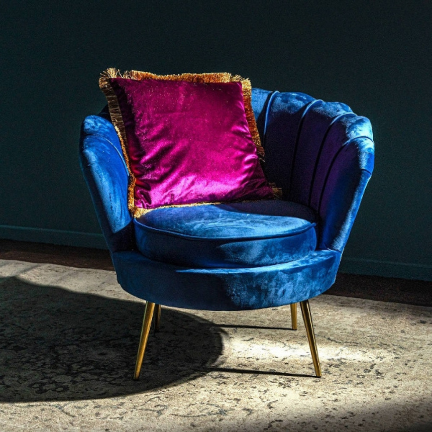 Audrey bársony fotel