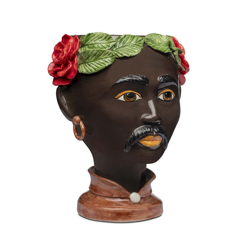 Selva Man kerámia váza