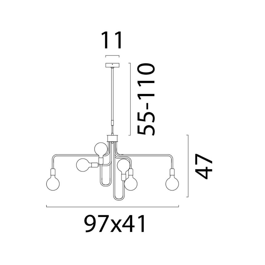 Octo fém függőlámpa 97