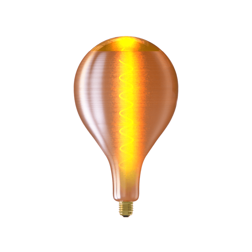 Silk Splash Gold Spiral bulb, LED E27