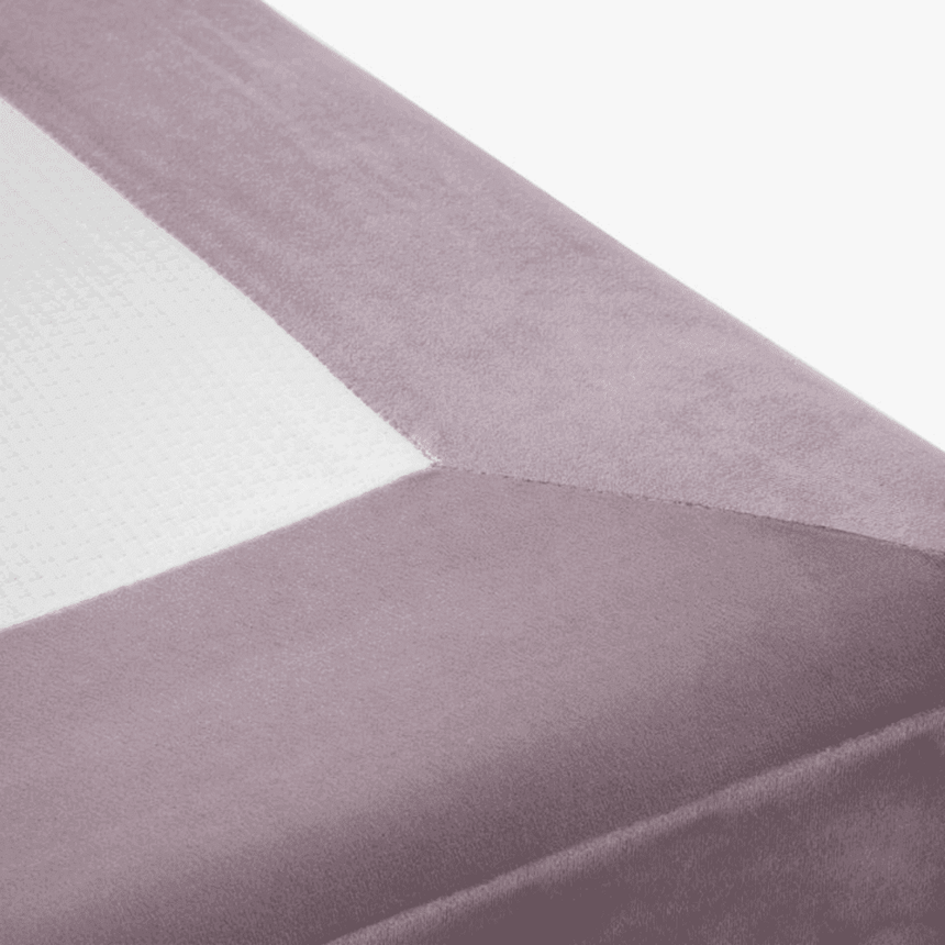 Whale bársony ágykeret 90x200 fekete lábbal