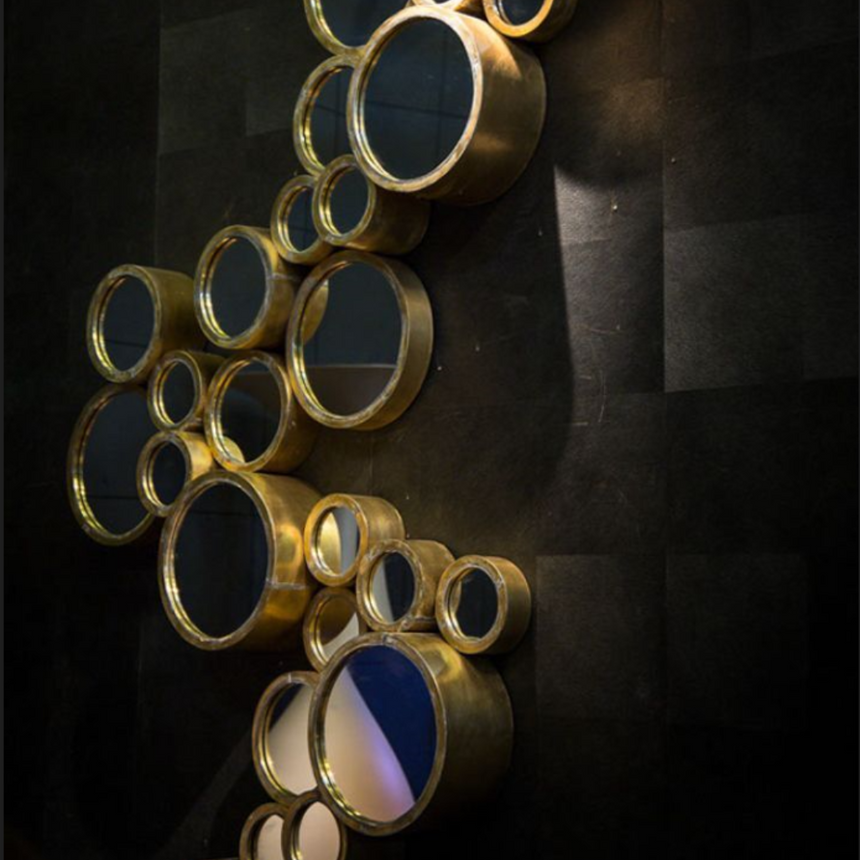 Vector clay wall lamp