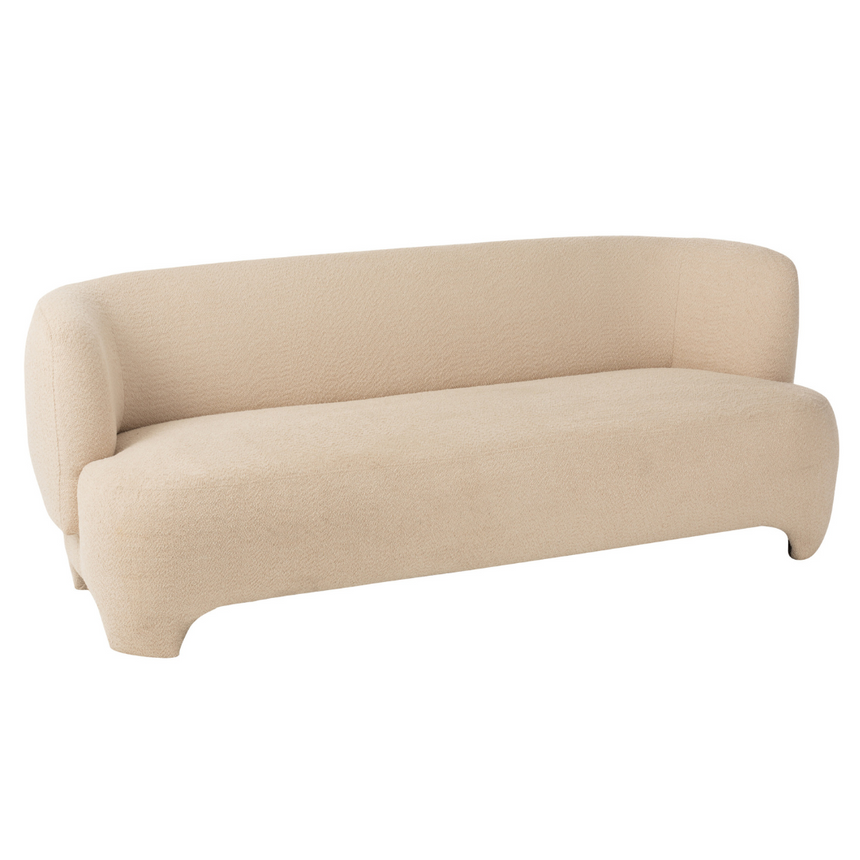 Knitted 2.5 seater fabric sofa