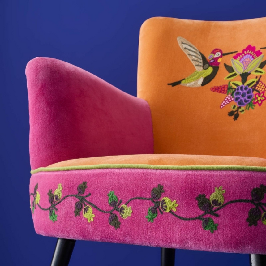 Hummingbird bársony fotel