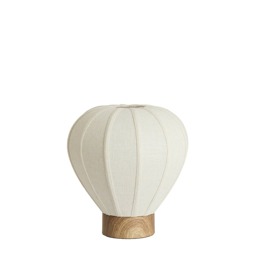 Kyzo asztali lámpa – Fa hatású váz lennel