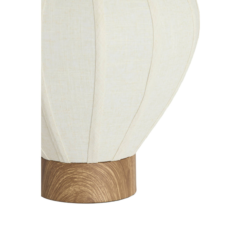 Kyzo asztali lámpa – Fa hatású váz lennel