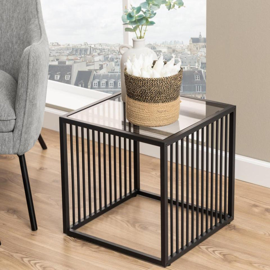 Strington glass side table