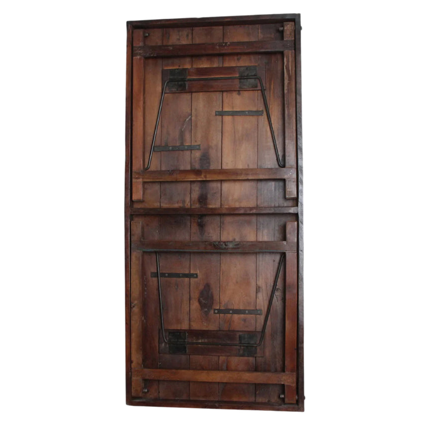 Dining wooden folding table 165x75