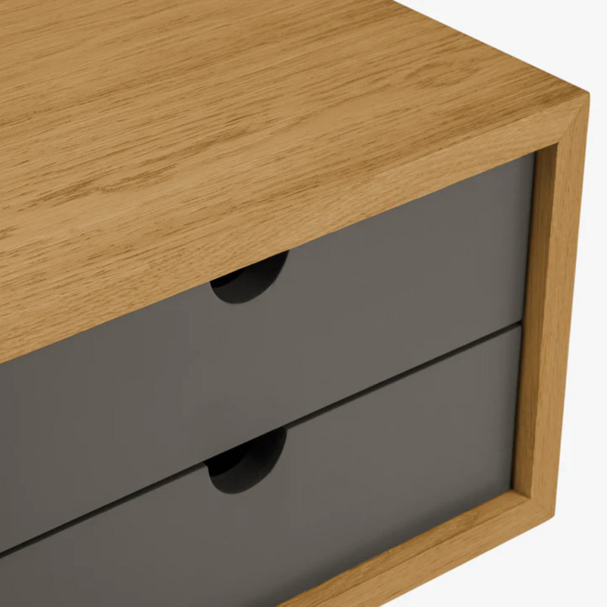 Noa wooden bedside table