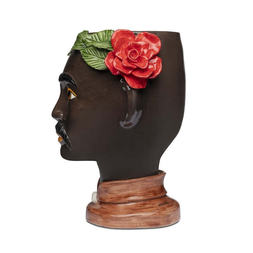 Selva Man kerámia váza