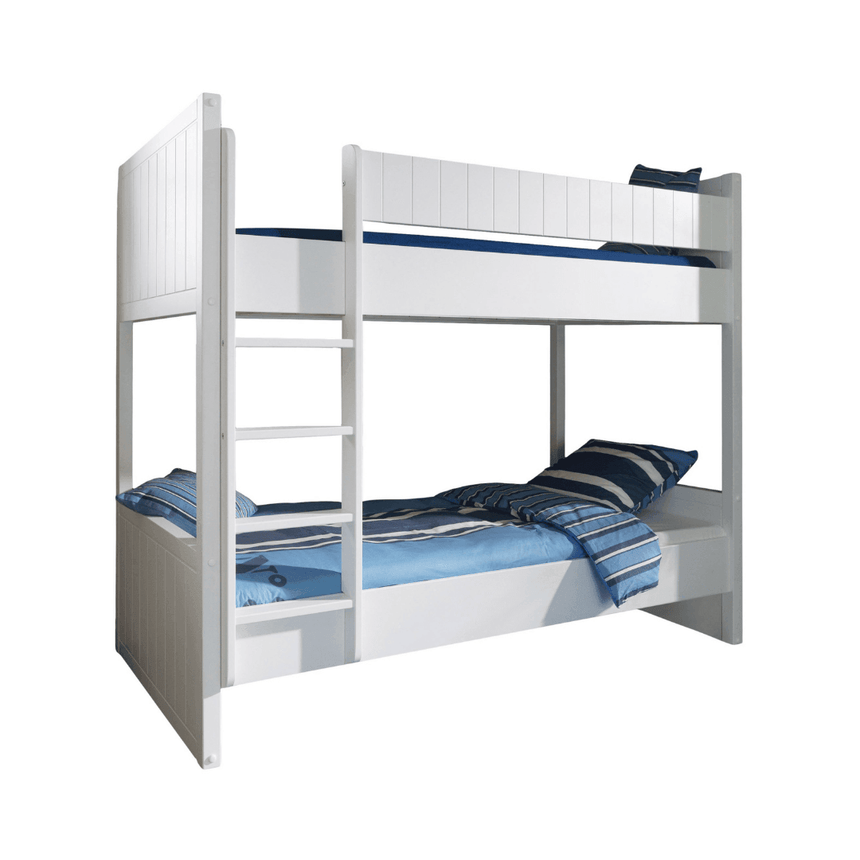 Robin wooden bunk bed, 90x200 with bed linen holder