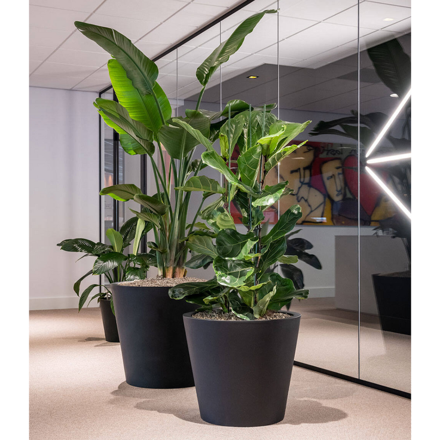 Jumbo Bucket stone flower pot Ø112