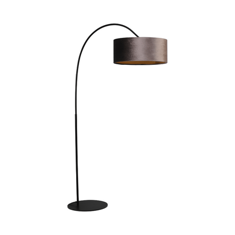 Arch fabric floor lamp with black frame 183x91