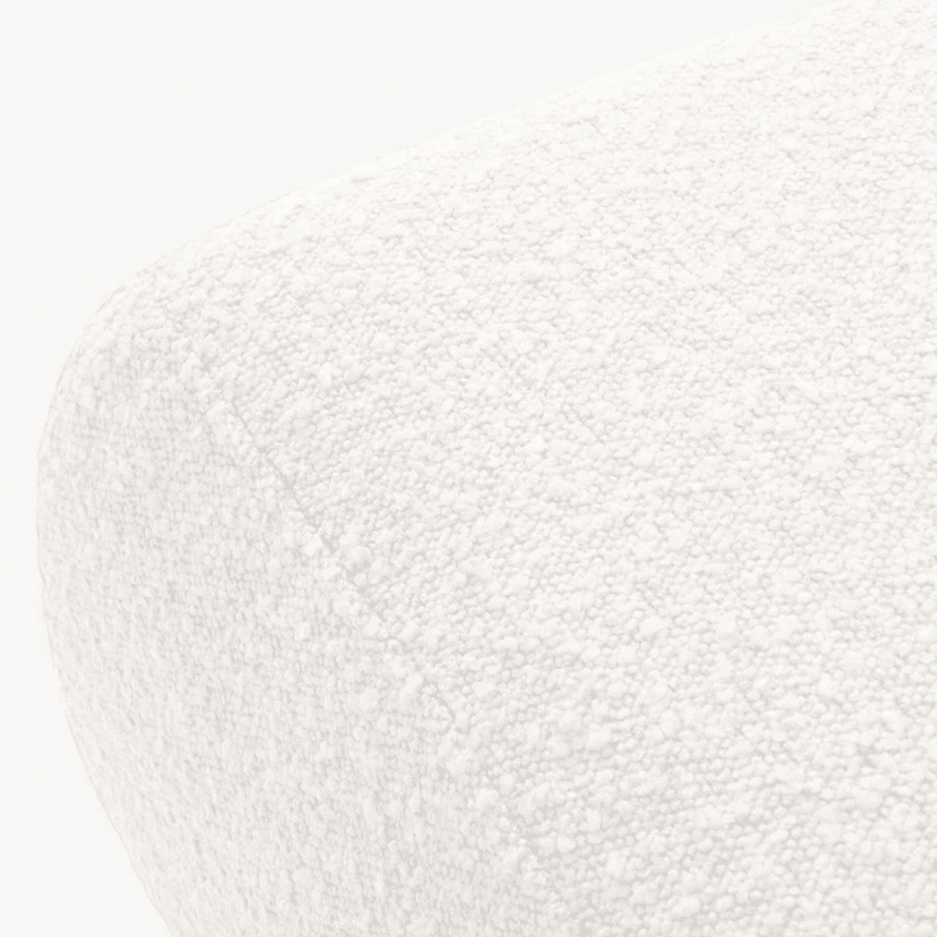 Molino bouclé pouf 75x75