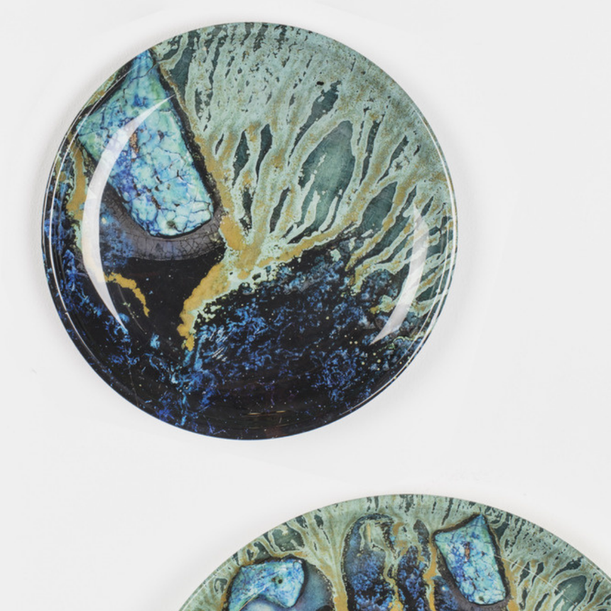 Luciene glass wall lamp