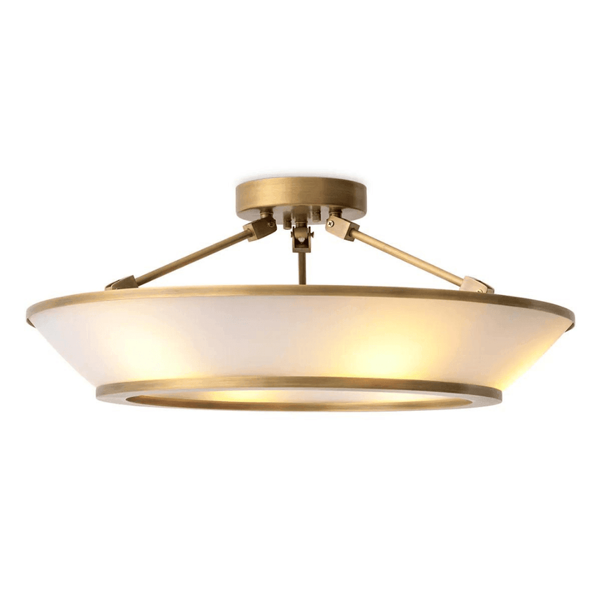 Ferette glass ceiling lamp