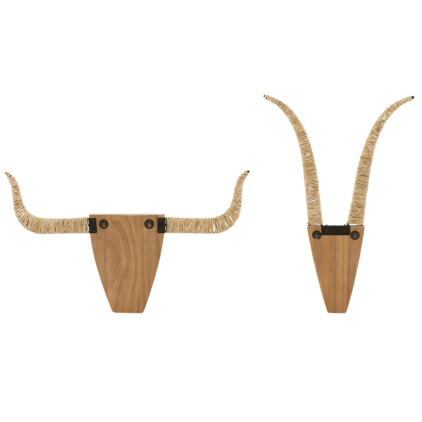 Bull fa fali dekoráció szettben