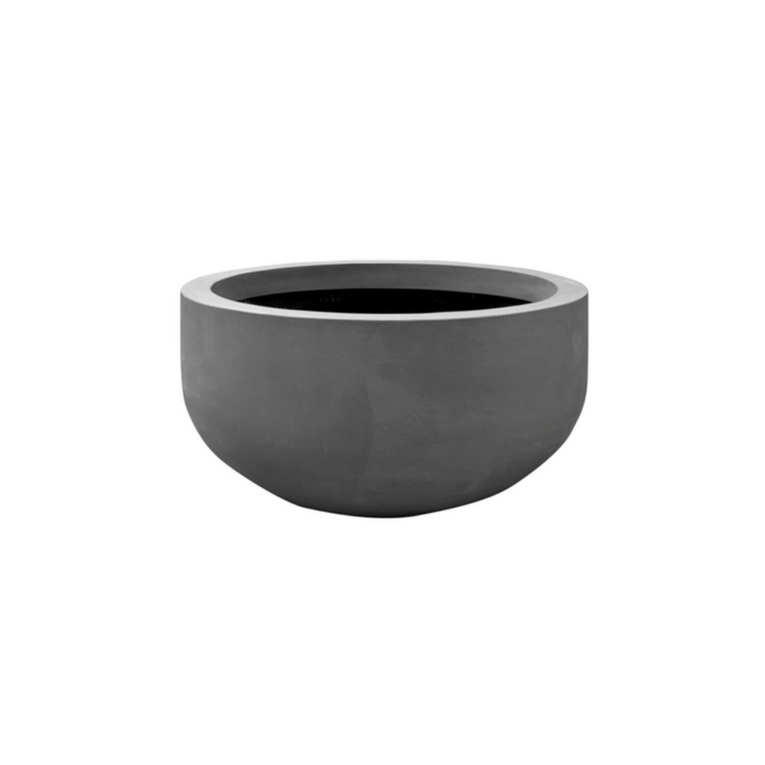 City bowl stone flower pot Ø92