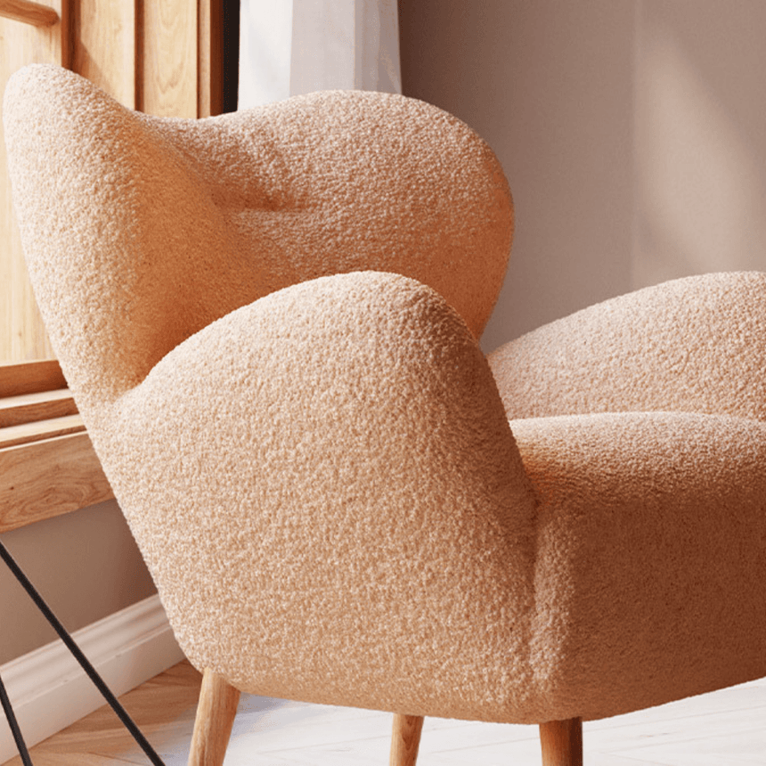 Fluffy armchair