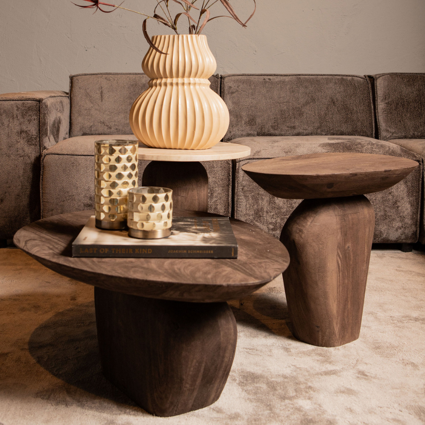 Noa wooden bedside table