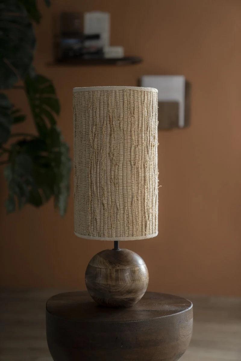Gadja jute table lamp Ø21
