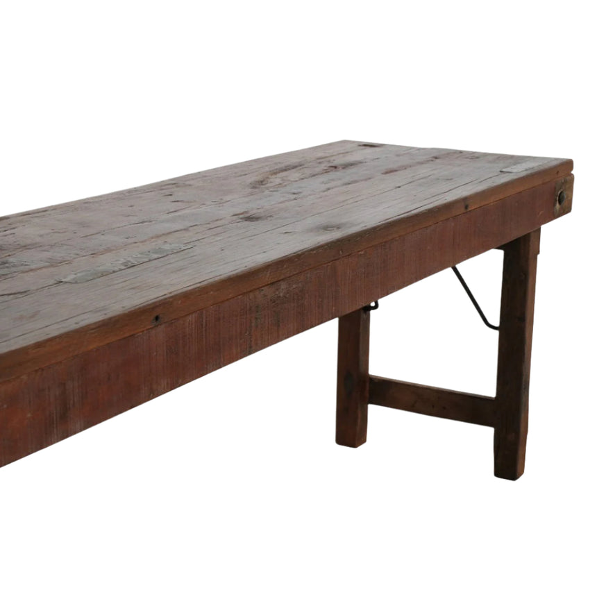 Bench wooden folding bench