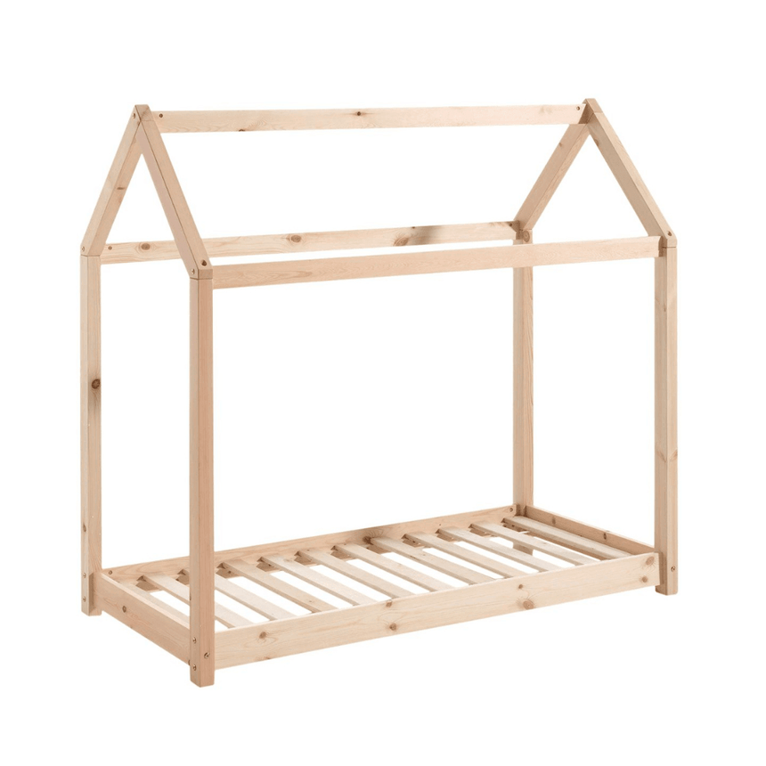 Cabane wooden house children's bed, 70x140