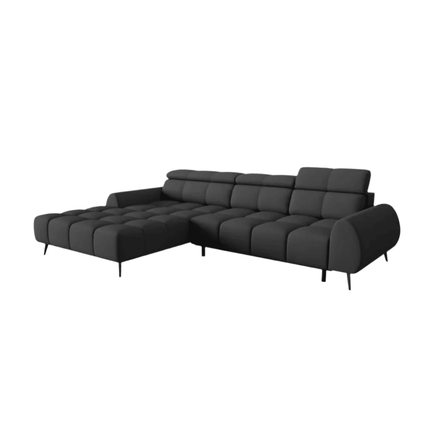 Alyse left-hand fabric corner sofa