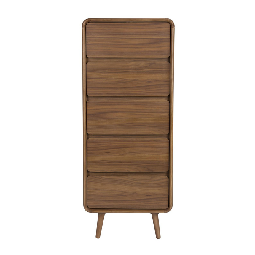 Rise wooden chest of drawers