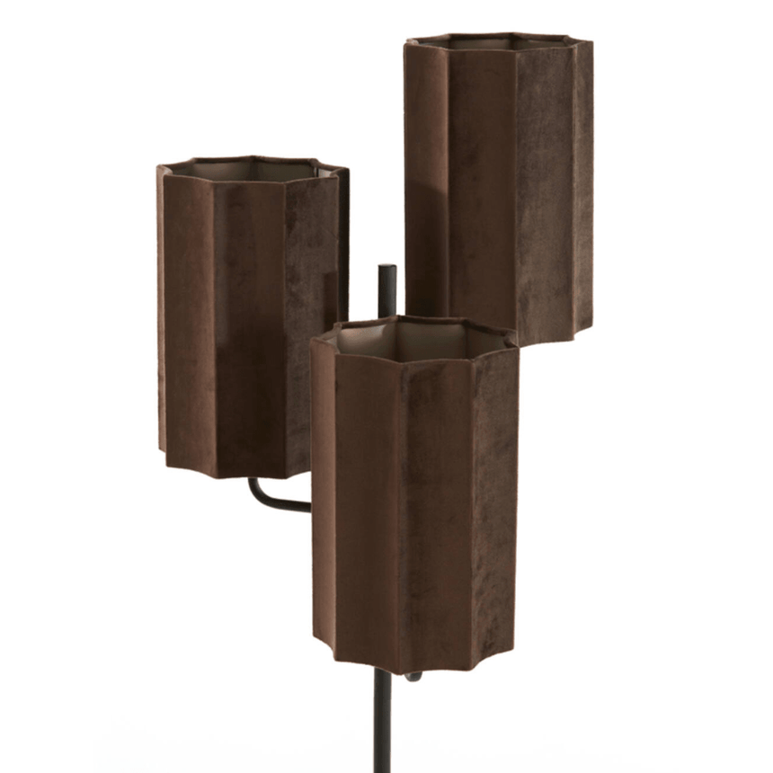 Edisa velvet floor lamp