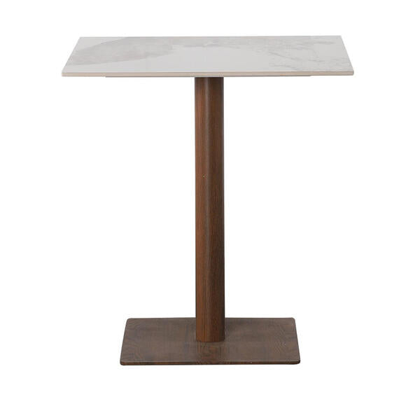Square Bistro étkezőasztal – Szögletes kivitel kerámia márvány felülettel