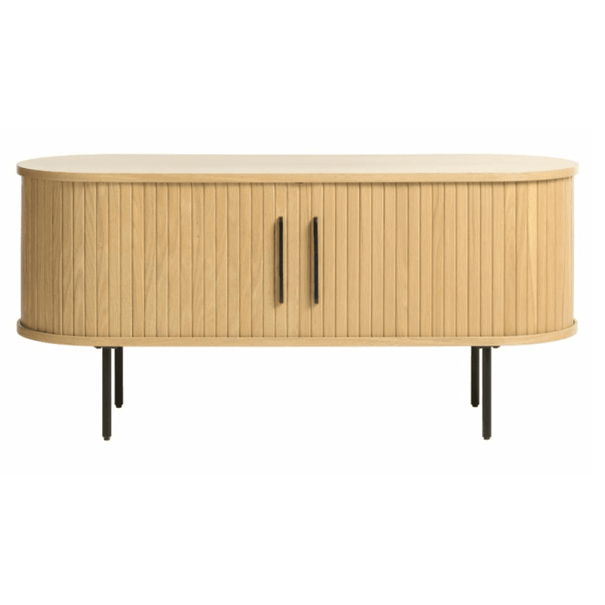 Nola sliding door wooden TV stand 120