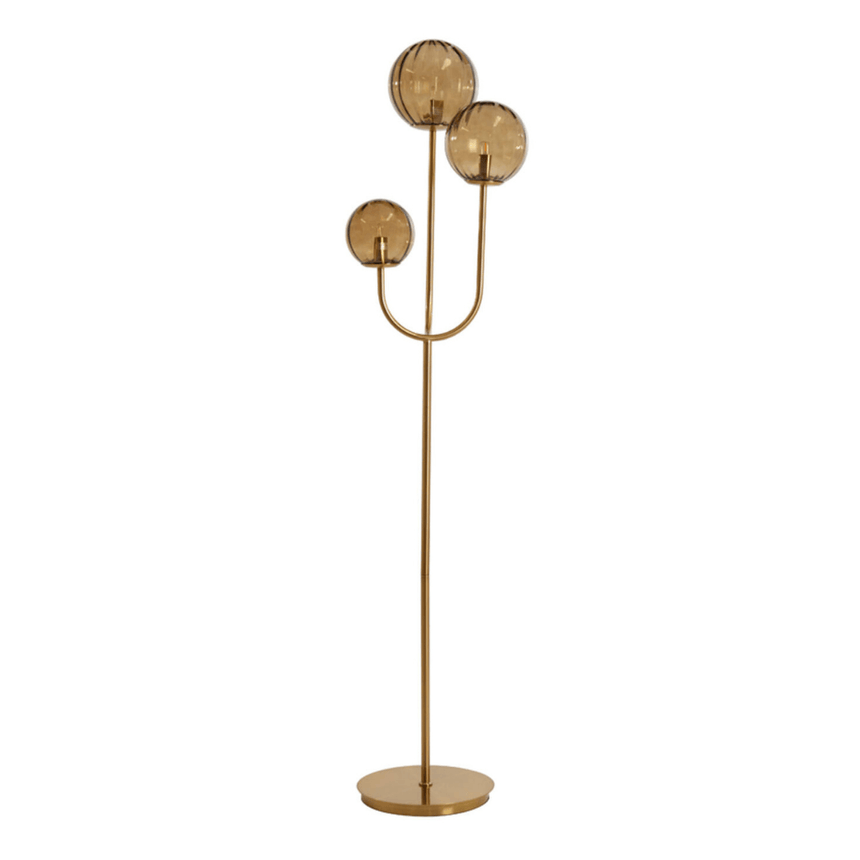 Magdala metal floor lamp 3 bulbs