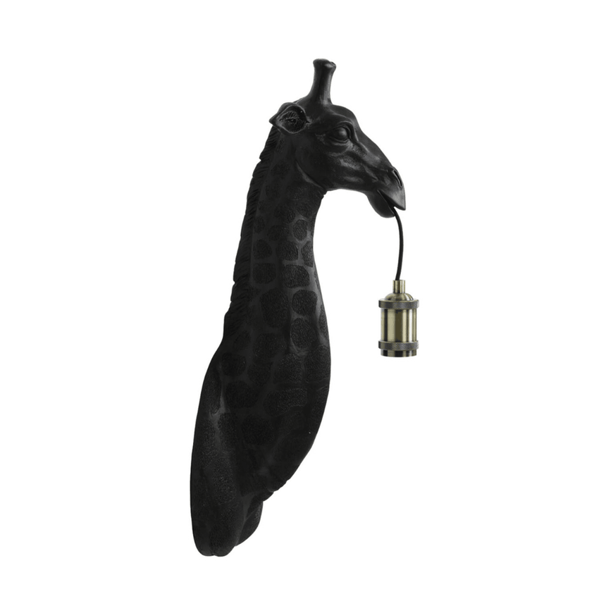 Giraffe resin wall lamp