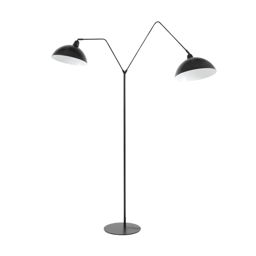 Orion metal floor lamp 2 bulbs