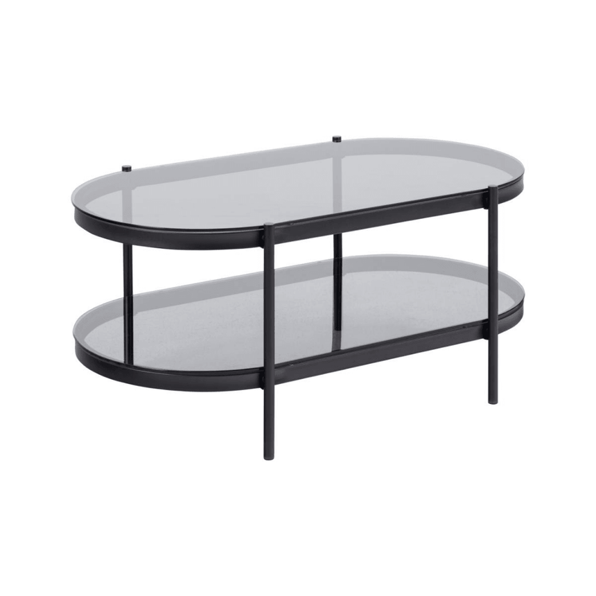 Bayonne glass coffee table 95x50
