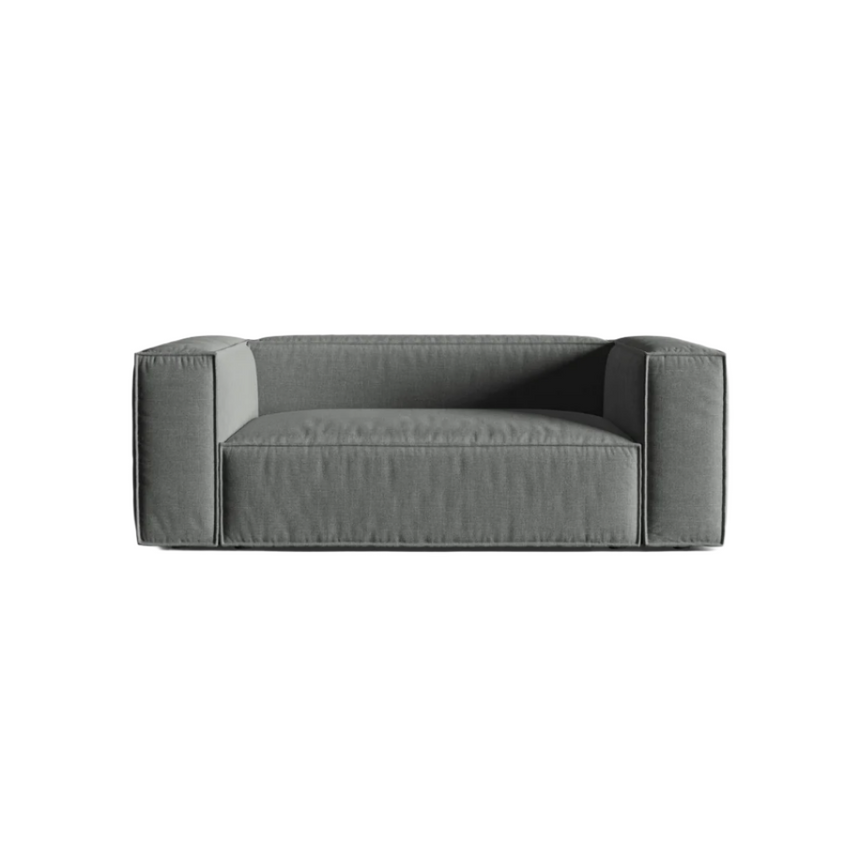 Ruby 2-seater velvet sofa