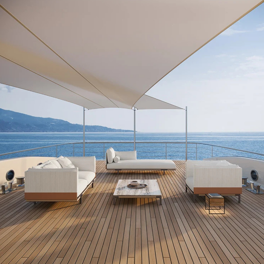 Kilt garden coffee table