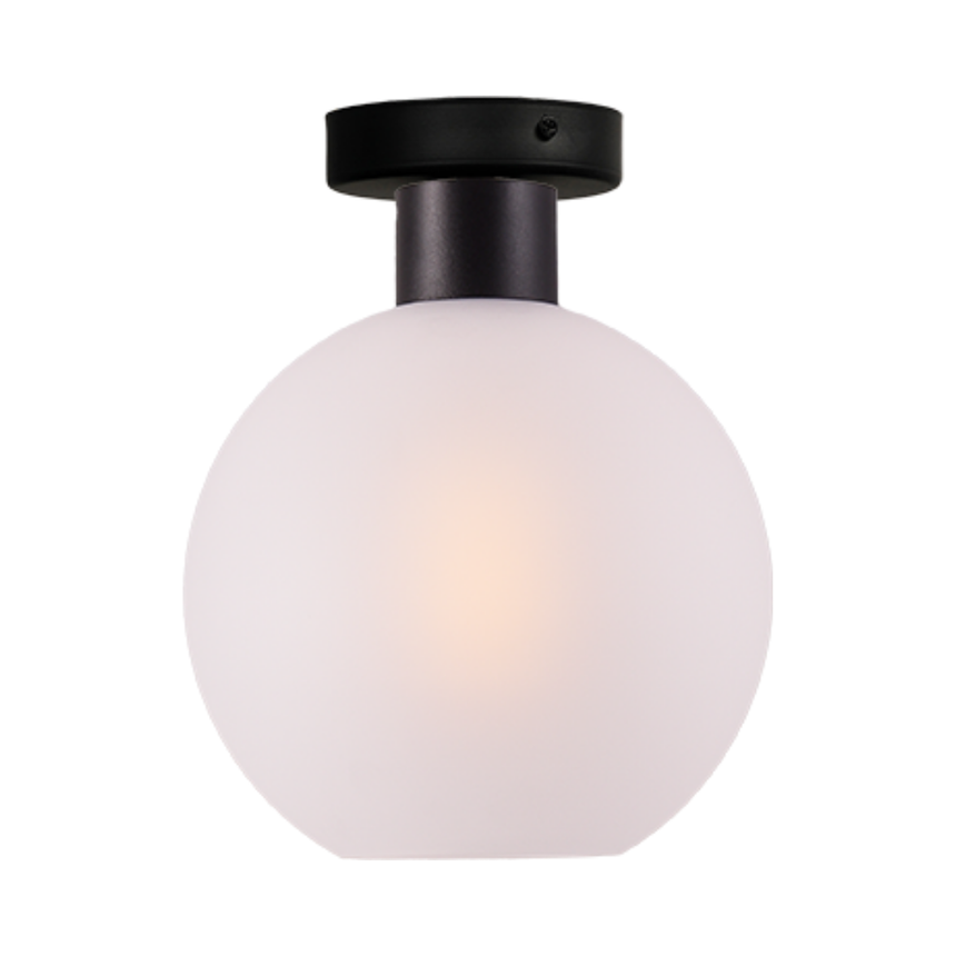 Lazise üveg csillár fekete foglalattal Ø20