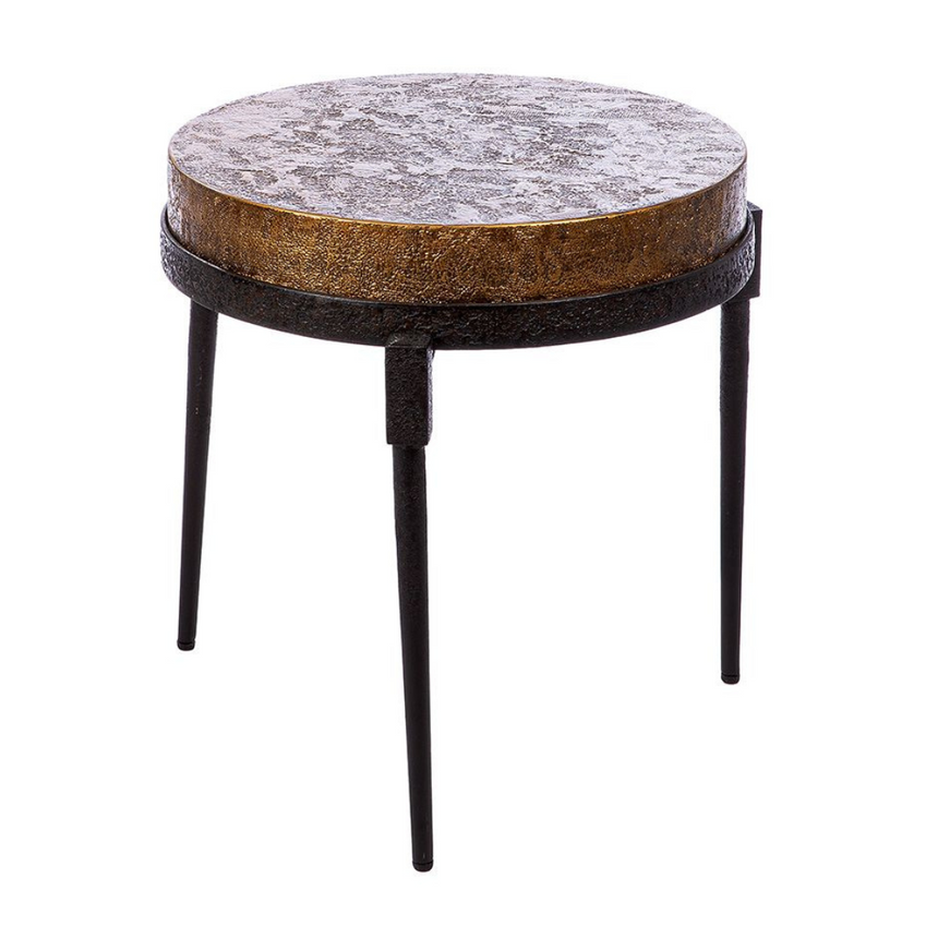Copper metal storage table