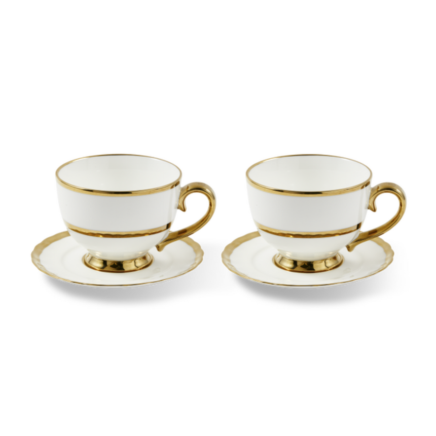 Golden Finds porcelán teás csésze szett