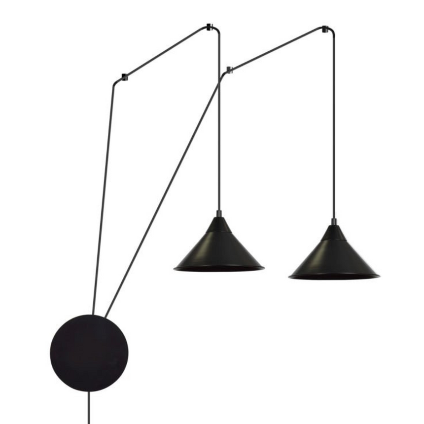 Abramo 2 metal wall lamp