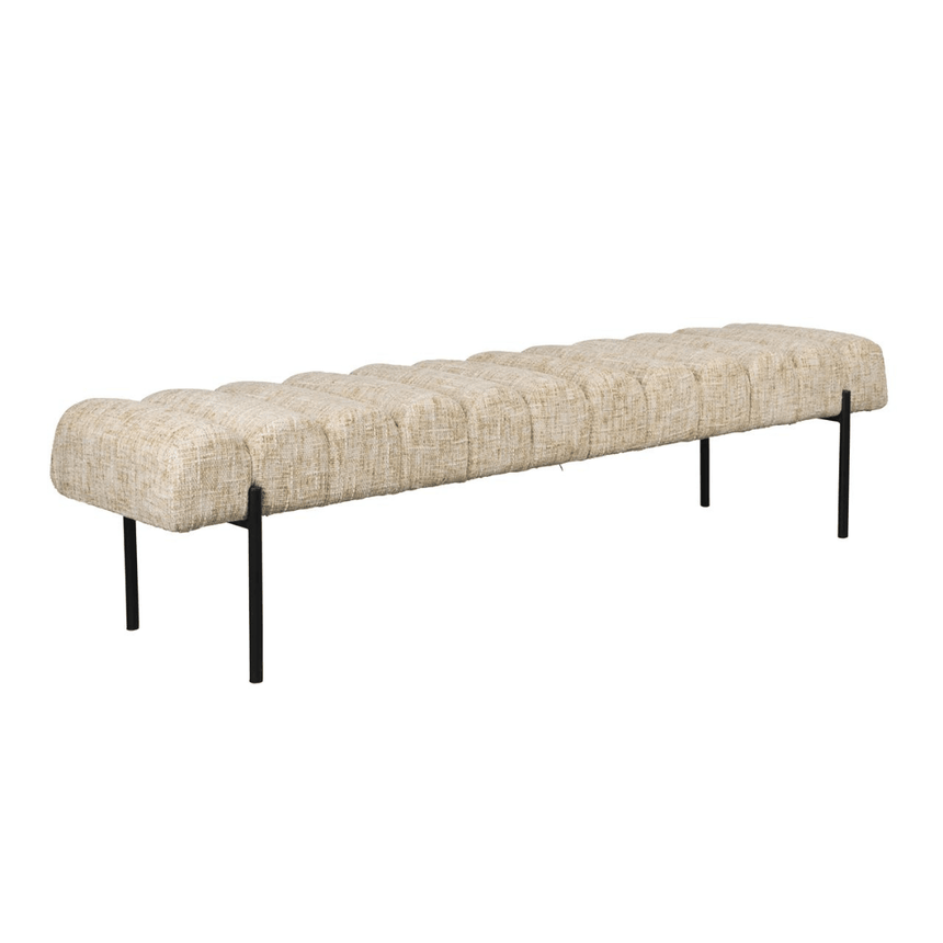 Jethro fabric bench