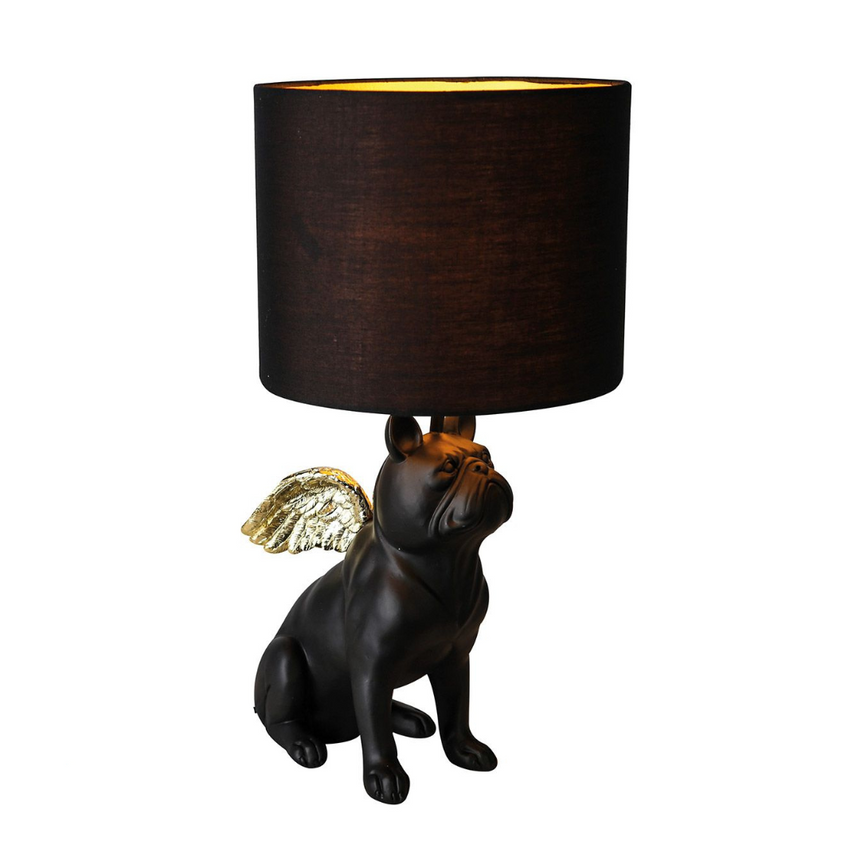 Monkey resin table lamp 34cm