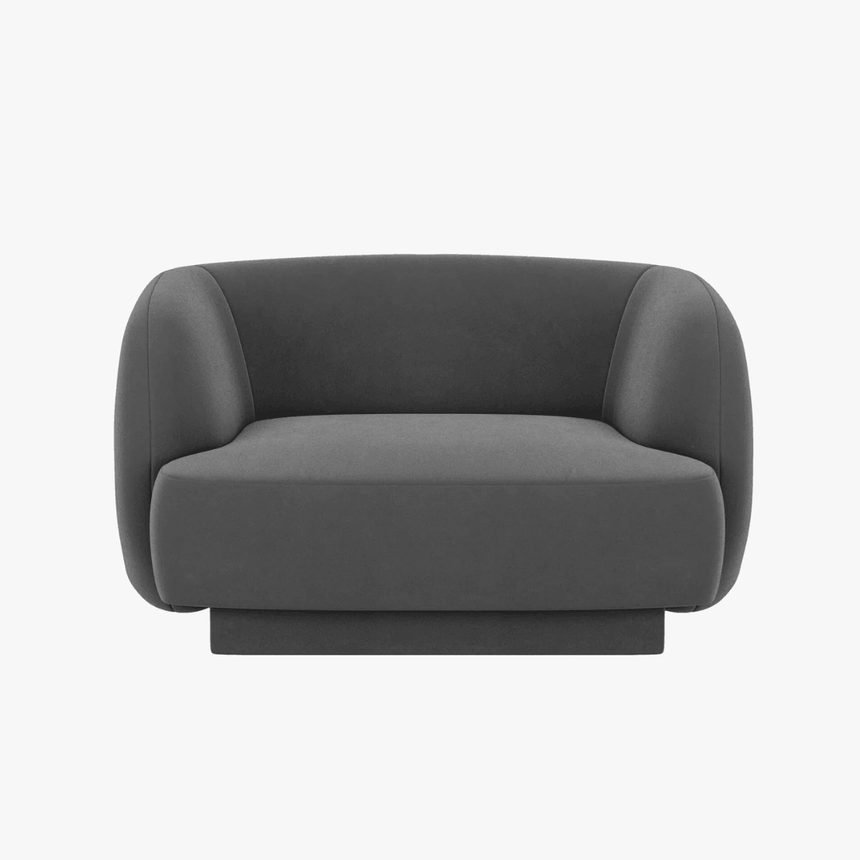 Miley velvet armchair